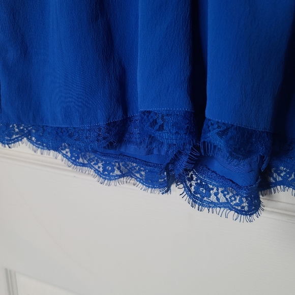 Royal Blue Shorts Romper Size S - Picture 6 of 7